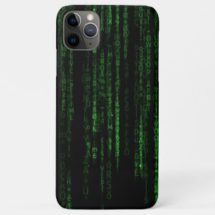 Matrix regencode iPhone 11 pro max hoesje