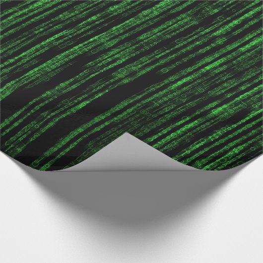 Matrixcode 1 Verpakkingspapier Cadeaupapier (Hoek)