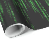 Matrixcode 1 Verpakkingspapier Cadeaupapier (Rol Hoek)