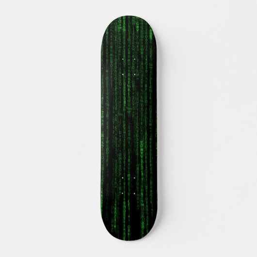 Matrixcode Skateboard (Voorkant)