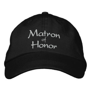 MATRON D'HONNEUR CASQUETTE MARIAGE EMBROIDÉE