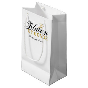 Matron Of Honor aanpasbaar huwelijksfeest Klein Cadeauzakje
