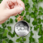 Matron of Honor Black en White Custom Sleutelhange Sleutelhanger (Hand)