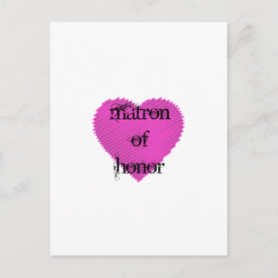 Matron of Honor Briefkaart