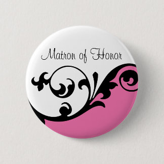 Matron of Honor Button