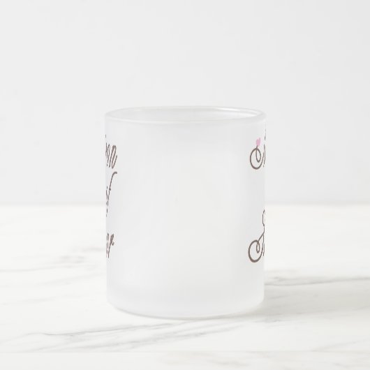 Matron of Honor Classy Browns Matglas Koffiemok (Center)