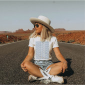 Matron of Honor Dusty Blue Matching Bridal Party T-shirt