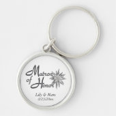 Matron of Honor Personalized Sleutelhanger (Voorkant)