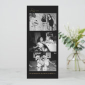 Matron of Honor Proposal Photo Strip Photo Booth Save The Date (Staand voorkant)