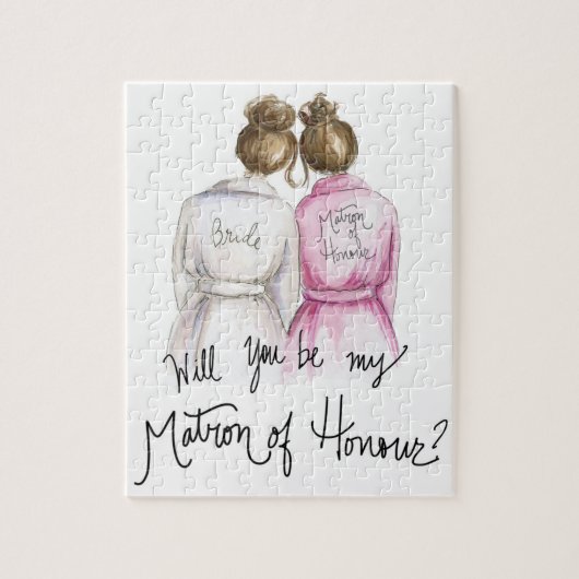 Matron of Honor? Puzzle Br. Bun Bride Br. Legpuzzel (Verticaal)