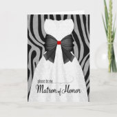 Matron of Honor Request in Animal Print (Voorkant)