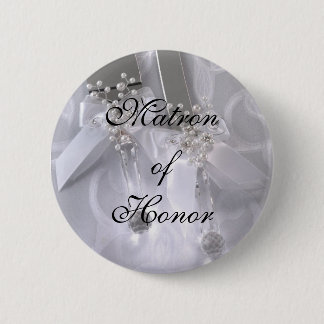 Matron of Honor Ronde Button 5,7 Cm