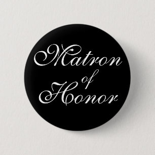 Matron of Honor Ronde Button 5,7 Cm