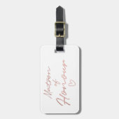 Matron of Honor - Roos Gold faux folie Bagagelabel (Voorkant verticaal)