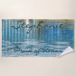 Matron of Maid of Honor Abstract Beach Towel Strandlaken