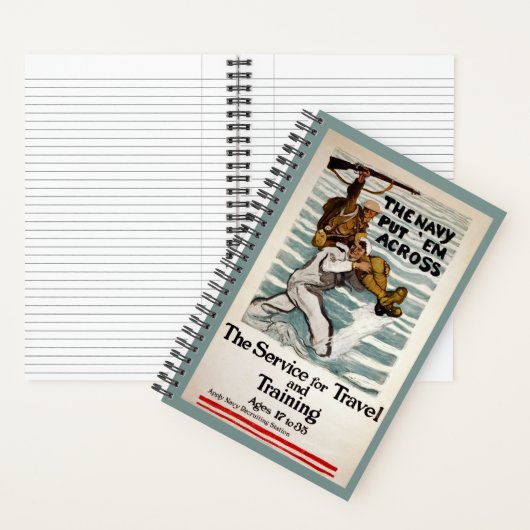 matroos wading terwijl hij een soldaat op zijn sch notitieboek (Binnen)