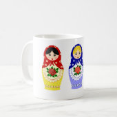 Matryoschka Dols Koffiemok (Voorkant links)