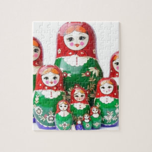 Matryoshka т ё ш (Russische а) Legpuzzel