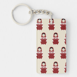 Matryoshka Doll Pattern Sleutelhanger