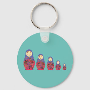 Matryoshka Doll ~ Russian Nesting / Babushka Sleutelhanger