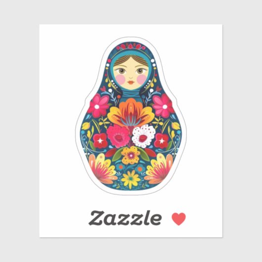 Matryoshka Doll Sticker (Vel)