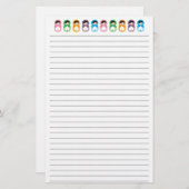 Matryoshka Dolls Briefpapier (Voorkant / Achterkant)