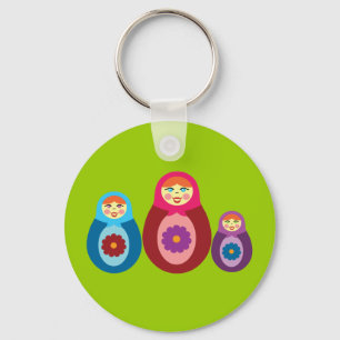 Matryoshka Dolls Sleutelhanger