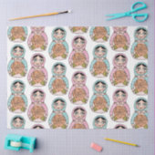 Matryoshka Nesting Doll Babushka Speelgoed Soft Wr Tissuepapier (Craft)