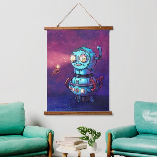 Matryoshka onderzeeboot Robot Hangend Wandkleed (Woonkamer)