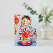 Matryoshka pop, Postcrossing Briefkaart (Staand voorkant)