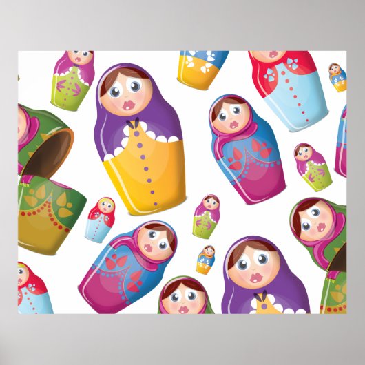 Matryoshka-poppen Poster (Voorkant)
