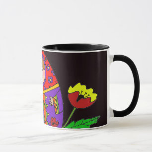 Matryoshka Pysanka Ukraine Folk Art Mok