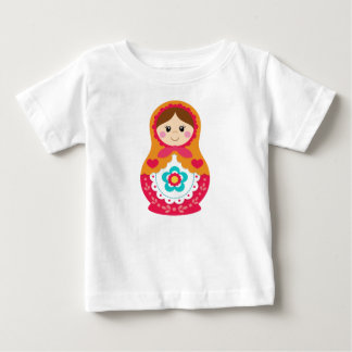 Matryoshka-shirt - Rood en Oranje