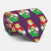 Matryoshka stropdas (Opgerold)