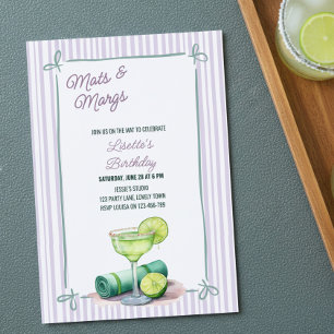 Mats en Margs Pilates Yoga Sip n Stretch Verjaarda Kaart