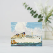 Matson Liner to Hawaii Briefkaart (Staand voorkant)