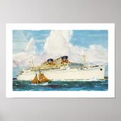 Matson Liner to Hawaii Poster (Voorkant)
