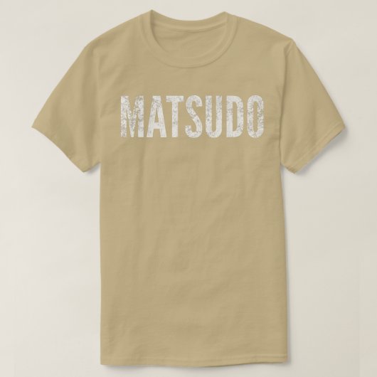 Matsudo Japan Distressed Graphic  T-shirt (Design voorkant)