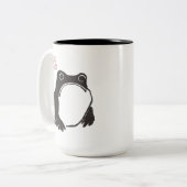 Matsumoto Hoji Drôle Sad Grumpy Frog Mug (Devant gauche)