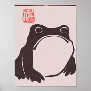 Matsumoto Hoji frog-kunstdrukken Poster