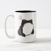 Matsumoto Hoji Funny Sad Grumpy Frog Mok (Links)