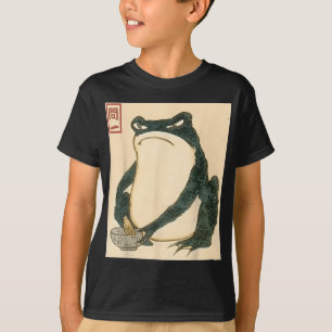 Matsumoto Hoji Japanese Frog Ukiyo-e Toad Meme Aes T-shirt