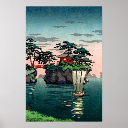 Matsushima van Tsuchiya Koitsu Poster (Voorkant)