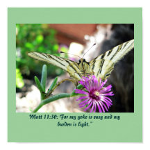 Matt 11:30 van de christenscriptie