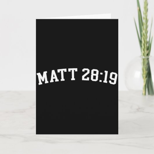 Matt 28_19 kaart (Voorkant)