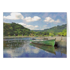 Matt. 4:19 Volg me...vissers van mannen