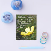 Matt 5v3 - God zegent de armen Flyer (Enkel)