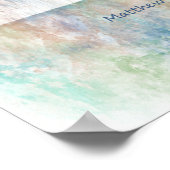 Matt 6:33 zoekt Ye First God Bijbelscriptie Poster (Hoek)