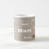 Matt Beige Husband Mug (Centre)