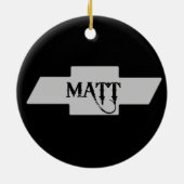 Matt Chevy Ornament (Achterkant)
